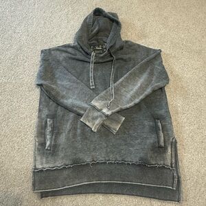 Women’s Distressed Gray Hoodie